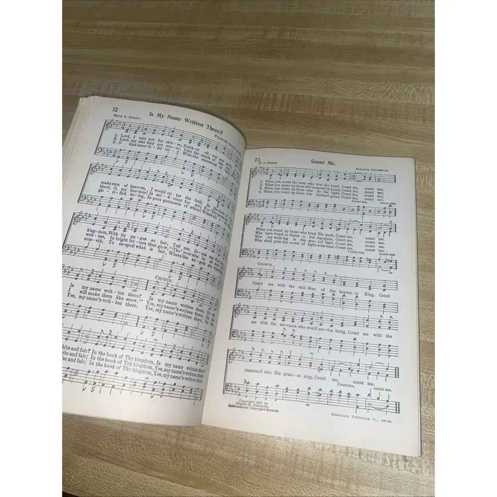 Vtg Tabernacle Hymns Number 2 Hymnal 1937 Tabernacle Publishing Chicago USA